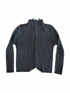 Pleats Please Issey Miyake Black Top